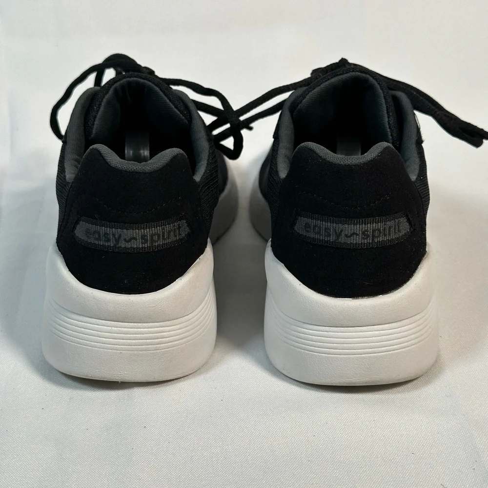 Easy Spirit Women's Black and White Running Shoes Size 6